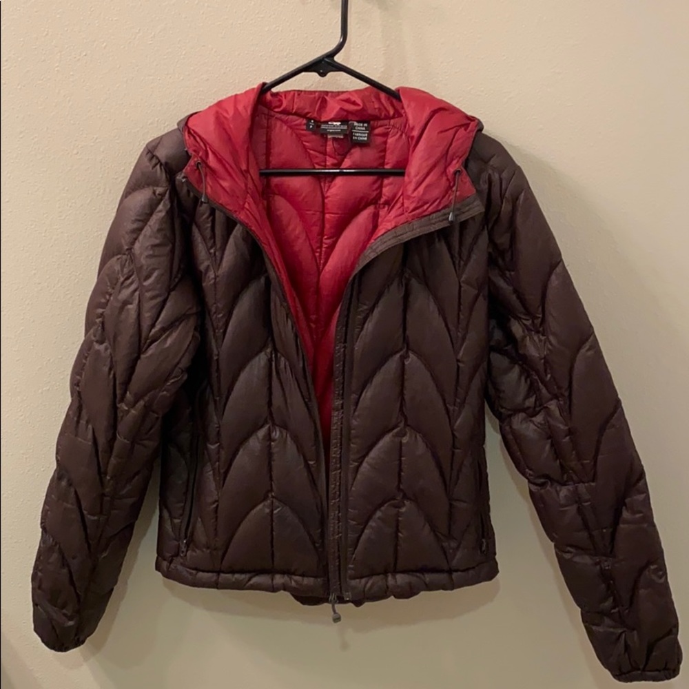 Outdoor Research Aria Hoody, down jacket.